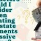 Real Estate Investments for Passive Income