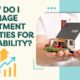 Investment property management profitability
